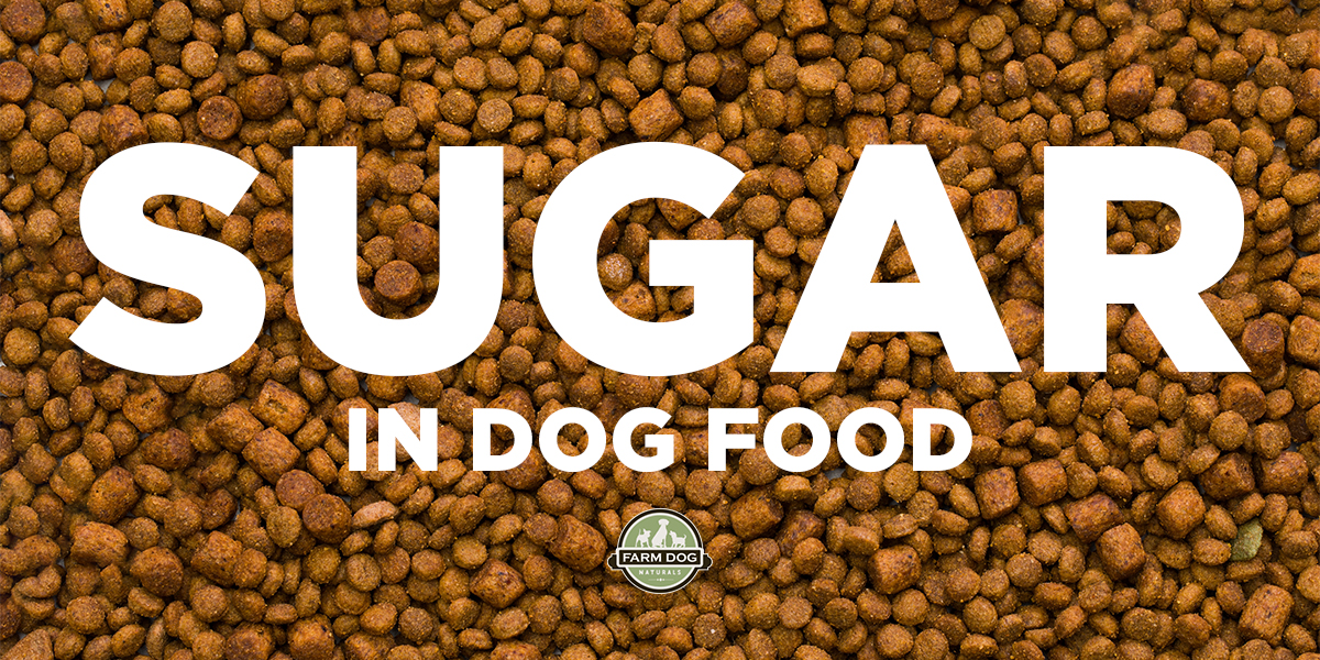 sugar in dog food